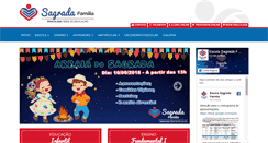 Desktop Screenshot of escolasagradafamilia.g12.br